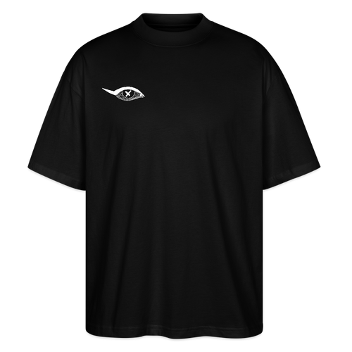 "IHRE BLICKE" Oversized Unisex Shirt - Schwarz